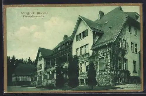 AK Königsfeld /Baden, Kinder-Sanatorium