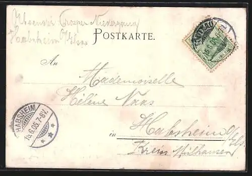 Künstler-AK Ludwig Zorn: Todtnau, Panoramablick auf den Ort