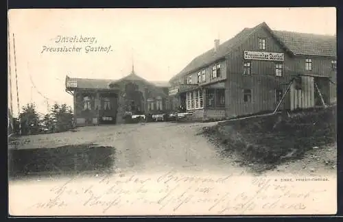 AK Inselsberg, Preussischer Gasthof, Aussenansicht