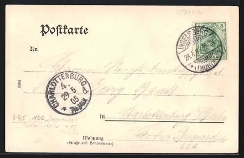 AK Inselsberg, Preussischer Gasthof, Aussenansicht