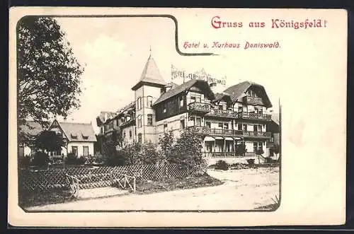 AK Königsfeld / Baden, Hotel und Kurhaus Doniswald