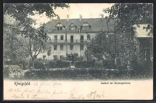 AK Königsfeld / Baden, Gasthof der Brüdergemeinde