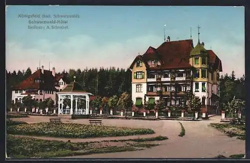 AK Königsfeld / Schwarzwald, Schwarzwald-Hotel