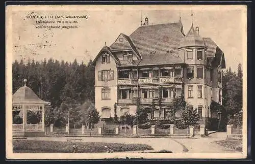 AK Königsfeld /bad. Schwarzwald, Schwarzwald-Hotel von A. Schnabel