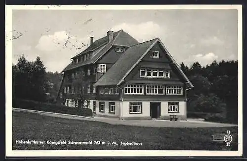 AK Königsfeld i. Schwarzwald, Blick zum Jugendhaus