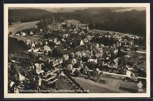 AK Königsfeld / Baden, Totalansicht aus der Vogelschau