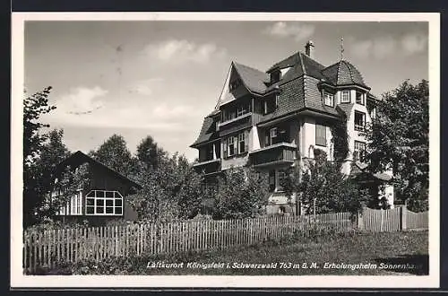 AK Königsfeld i. Schwarzwald, Erholungsheim Sonnenhaus