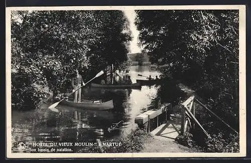 AK Martué, Hotel du Vieux Moulin, Son bassin de natation