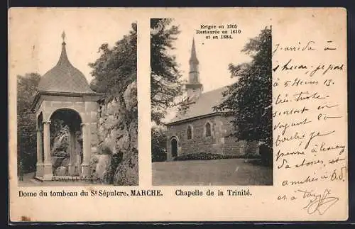 AK Marche-les-Dames, Chapelle de la Trinité, Dome du tombeau du St. Sepulcre