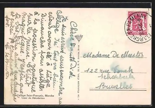 AK Marche-en-Famenne, Collège Saint-Francois, Cour de Récréation