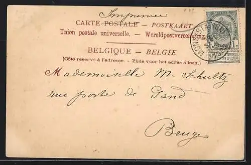 AK Mons, Pensionnat des Ursulines