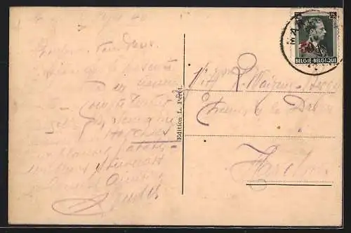 AK Marche-en-Famenne, Palais de Justice et Monument des Combattants