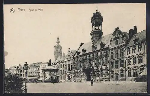 AK Mons, Hotel de Ville, Pavillon
