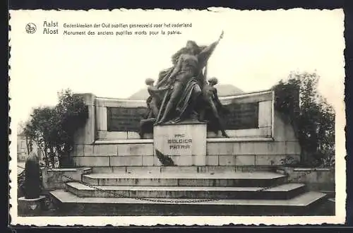 AK Alost, Monument des anciens pupilles morts pour la patrie