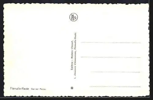 AK Flémalle-Haute, Vue sur Meuse