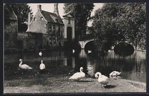 AK Bruges, Pont du Béguinage et Presbytère