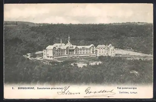 AK Borgoumont, Sanatorium provinical, Vue panoramique