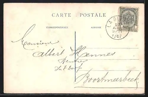 AK Borgoumont, Sanatorium provinical, Vue panoramique