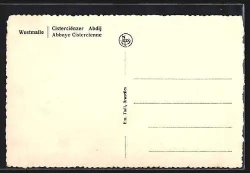 AK Westmalle, Cistercienzer Abdij, Hoofdingangder Abdij