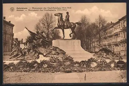 AK Anvers, Monument des Combattants