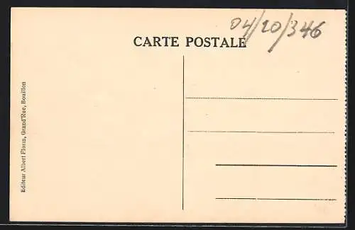 AK Bouillon, La vieille Route de France et le Château-Fort