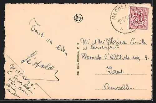 AK Malines, Caserne d`Artillerie, chaussée de Lierre