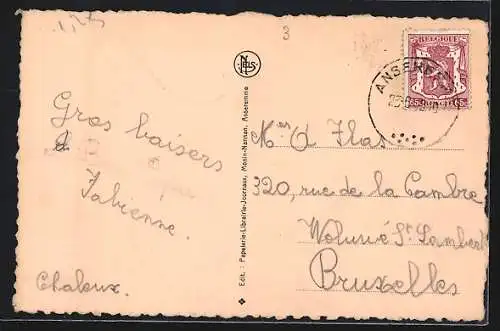 AK Anseremme, le pont St.Jean et l`église