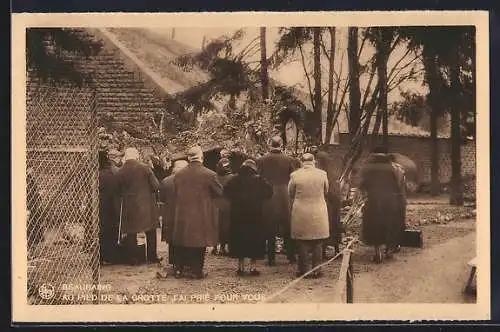 AK Beauraing, au pied de la Grotte j`ai prie pour vous