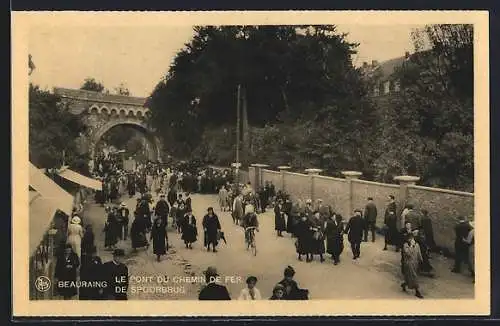 AK Beauraing, Le Pont du Chemin de Fer
