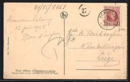AK Ecaussines-Lalaing, Vieux Château