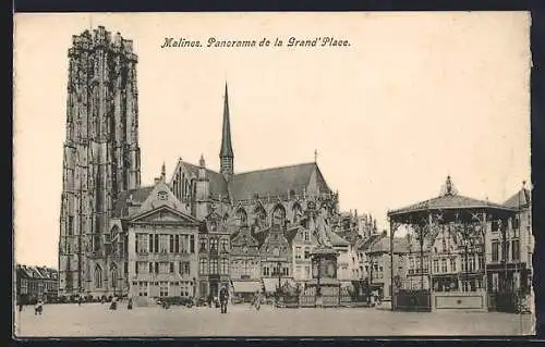 AK Malines, Panorama de la Grand` Place