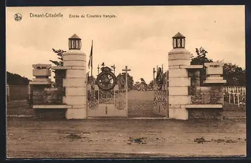 AK Dinant-Citadelle, Entrée du Cimetière francais