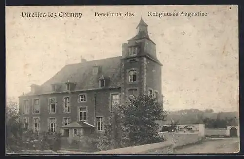 AK Virelles-lez-Chimay, Pensionnat des Religieuses Augustine