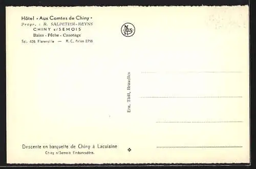 AK Chiny-s-Semois, Descente en barquette de Chiny à Lacuisine, Embarcadère