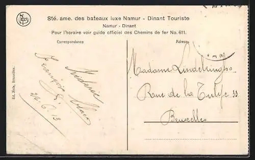 AK Dave, Rochers de Neuviau, Dampfer, Ruderboot