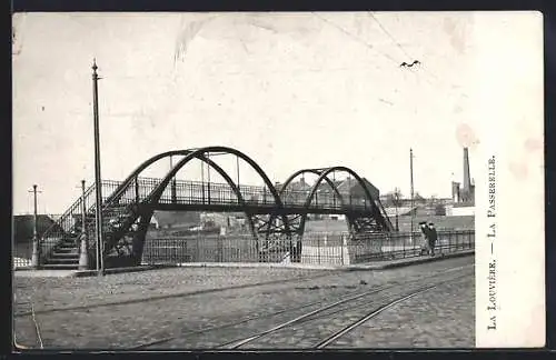 AK La Louvière, La Passerelle