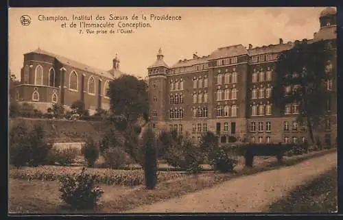 AK Champion, Institut des Soeurs de la Providence et de l`Immaculée Conception, Vue prise de l`Ouest