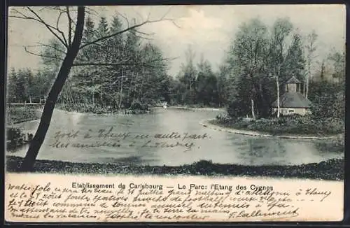 AK Carlsbourg, Le Parc: l`Etang des Cygnes