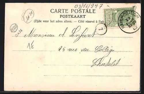 AK Celles, La Vallée de la Lesse, Cour de l`ermitage de St. Adelin