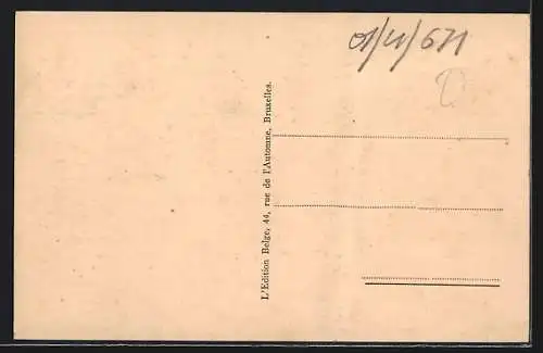 AK Ecaussines-Lalaing, L`entrée de al ferme du Château-fort