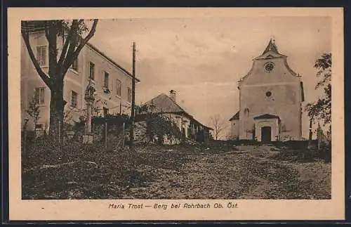 AK Berg bei Rohrbach, Kirche Maria Trost