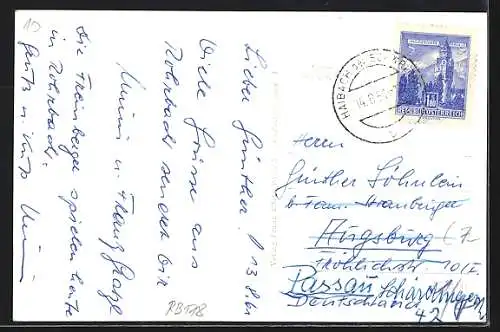 AK Rohrbach im Mühlkreis, Gesamtansicht, Kirche, Teilansichten