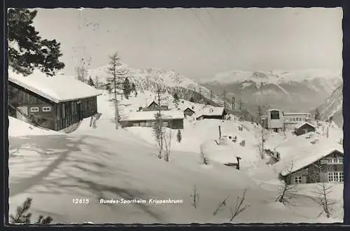 AK Krippenbrunn, Bundes-Sportheim im Schnee