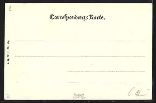 AK Sarmingstein, Uferpartie mit Bergen