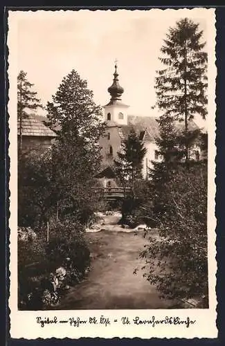 AK Spital am Pyhrn, Blick zur St. Leonhardskirche