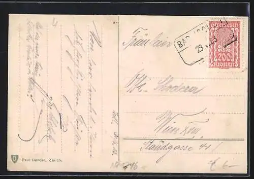 AK Ischl, Kurhaus mit Anlage und Freitreppe, Frontansicht