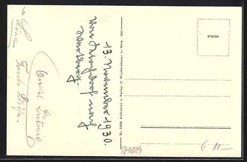 AK Wartberg a. d. Krems, Ortsansicht mit Krems vom Ufer aus