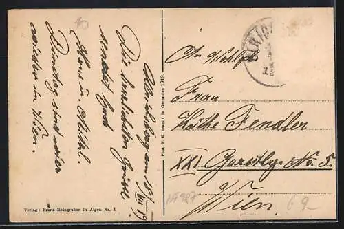 AK Ulrichsberg, Ortsansicht von Norden