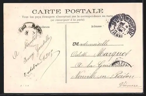 AK Foëcy, Le Château, facade Est