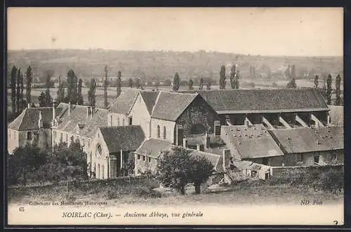 AK Noirlac, Ancienne Abbaye, vue générale